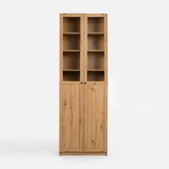 inny Regał zamknięty z witryną BEN dąb artisan