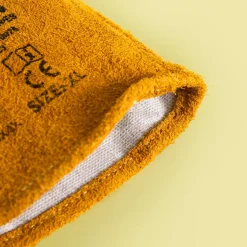 inny Rękawice do grilla skórzane brązowe 35 cm