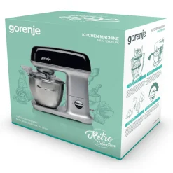 Gorenje Robot planetarny RETRO czarno-stalowy MMC1000RLBK