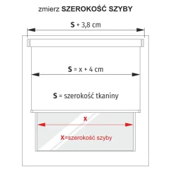 Roleta DZIEŃ NOC 42,5x140 cm