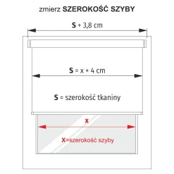 Roleta mini MADRYT 97x160 cm