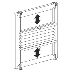 Rolety I Akcesoria| Roleta plisowana VERONA SZARA 61,5x150 cm