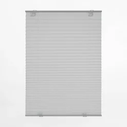 Rolety I Akcesoria|inny Roleta plisowana z przyssawką, szara 59x100 cm