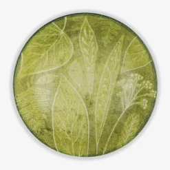 Lubiana Salaterka porcelanowa zielona CZTERY PORY ROKU 17,5 cm