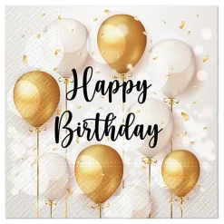 Paw Serwetki urodzinowe GOLD CELEBRATION 20 szt.