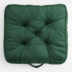 Tekstylia Zewnętrzne|Poszewki I Poduszki Dekoracyjne|inny Siedzisko ciemnozielone EMERALD 50x50x8 cm