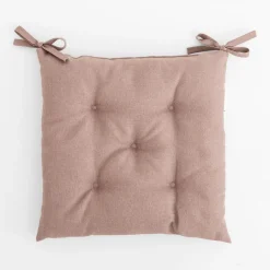 inny Siedzisko na krzesło brudny róż SAWANA 38x38 cm