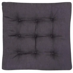 Estetica Siedzisko poduszka na krzesło ciemnoszara SUGAR 40x40 cm