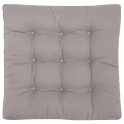 Estetica Siedzisko poduszka na krzesło jasnoszara SUGAR 40x40 cm