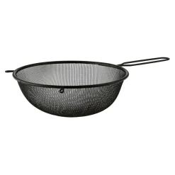 Sitka Kuchenne I Durszlaki| Sitko kuchenne z rączką czarne DARK 23 cm