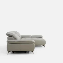 Narożniki|inny Skórzany narożnik z regulowanym zagłówkiem MONZA prawy