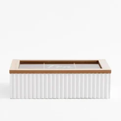 Pojemniki Na Żywność|inny Skrzynka na herbatę z 6-przegródkami, 24 cm, mix