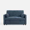 Sofy| Sofa 133 cm niebieska SYLWERO