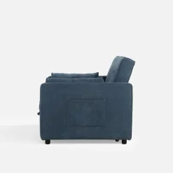 Sofy| Sofa 133 cm niebieska SYLWERO