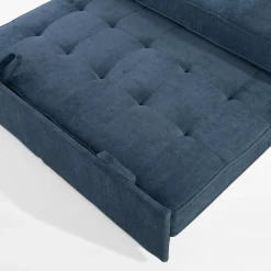 Sofy| Sofa 133 cm niebieska SYLWERO