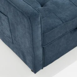 Sofy| Sofa 133 cm niebieska SYLWERO