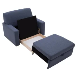 Dzieci Fresh Sofa 1,5 osobowa rozkładana szara MONTY