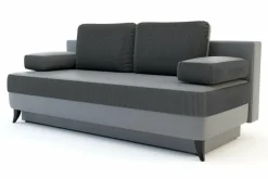 Dzieci Mavik Sofa 3 osobowa rozkładana szara GLORIA