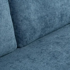 Sofy|inny Sofa 3 osobowa, rozkładana z pojemnikiem granatowa PORTO