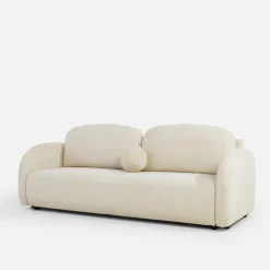 inny Sofa 3 osobowa rozkładana z pojemnikiem ROMA beżowa