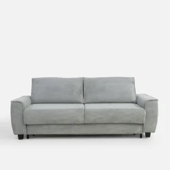 Sofy|Werdomo Sofa 3 osobowa z stelażem włoskim MONZO 140 szara