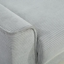 Sofy|Werdomo Sofa 3 osobowa z stelażem włoskim MONZO 140 szara