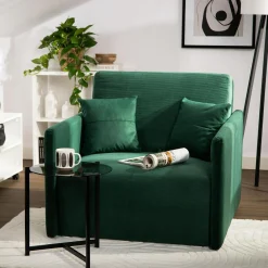 Sofy|Sofy|inny Sofa amerykanka butelkowa zieleń MIKA