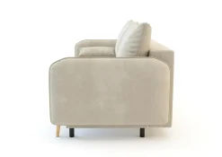Sofy| Sofa beżowa VAMOS nóżki buk