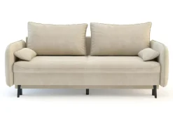 Sofy| Sofa beżowa VAMOS nóżki czarne