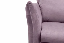 Sofy|Trend Line Sofa fioletowa na drewnianych nogach NORD