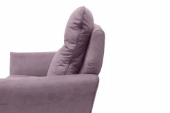 Sofy|Trend Line Sofa fioletowa na drewnianych nogach NORD