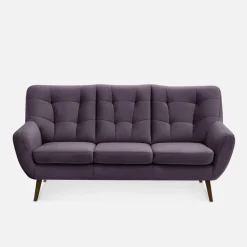 Sofy|Impresti Sofa fioletowa SCANDI 187 cm
