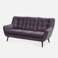Sofy|Impresti Sofa fioletowa SCANDI 187 cm