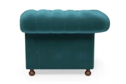 Inspire Sofa glamour lazurowa CHESTER