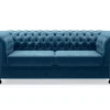 Sofy|Inspire Sofa glamour niebieska CHESTER