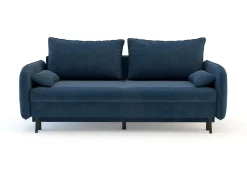 Sofy| Sofa granatowa VAMOS nóżki czarne