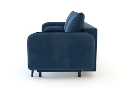 Sofy| Sofa granatowa VAMOS nóżki czarne