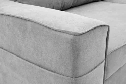Mavik Sofa jasnoszara z kieszenią LOLLY