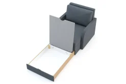 Sofy| Sofa jednoosobowa rozkładana FLOP grafit