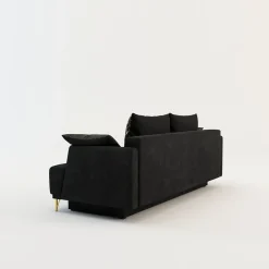 Milo Sofa na złotych nogach rozkładana LAUREN