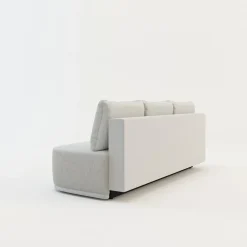 Sofy|Mavik Sofa 3-osobowa beżowa ROUND