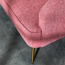 Sofy| Sofa 2-osobowa ciemnoróżowa MIDNI