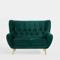 Sofy|Impresti Sofa 2-osobowa ciemnozielona KELSO