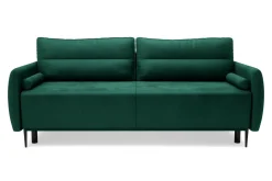 Sofa 3-osobowa DL rozkładana zielona KIOTO