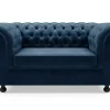 Sofy|Inspire Sofa 2-osobowa granatowa CHESTER