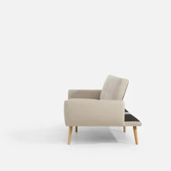 inny Sofa 3-osobowa jasnobeżowa LUBERTO