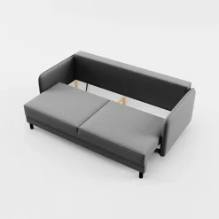 Sofy|inny Sofa 3-osobowa jasnoszara BRUNO