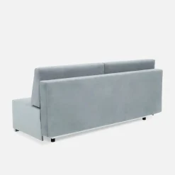 Sofy| Sofa 3-osobowa jasnoszara pikowana LILI