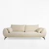 Sofy|Instilo Sofa 3-osobowa kremowa CAVO