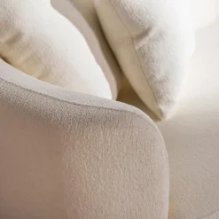 Sofy|inny Sofa 3-osobowa kremowa REMOLLI